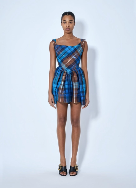 Vivienne Westwood Mini Sunday Dress - Woman Dresses Blue It - 40 40