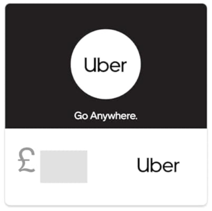 UBER "GIFT CARDS"