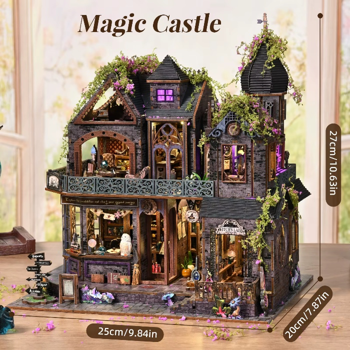 "Magic Castle" | Wooden Dollhouse
