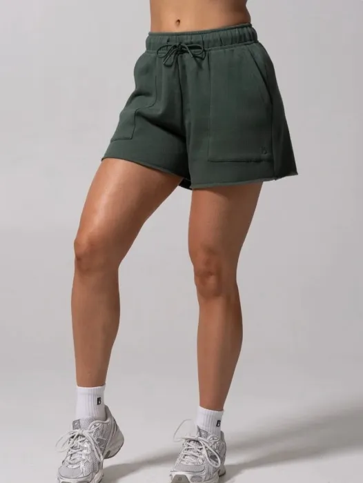 Buffbunny Threads Short - Heather Grey | S