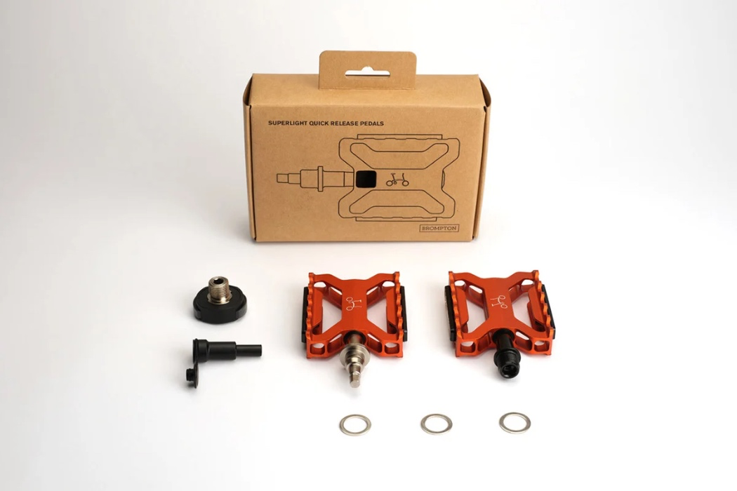 Brompton Superlight Quick Release Pedals | BLACK