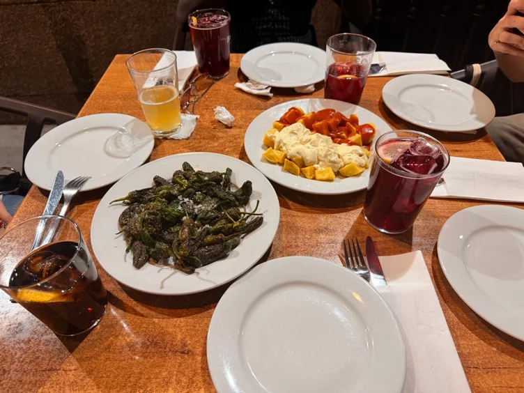 Tapas with friends