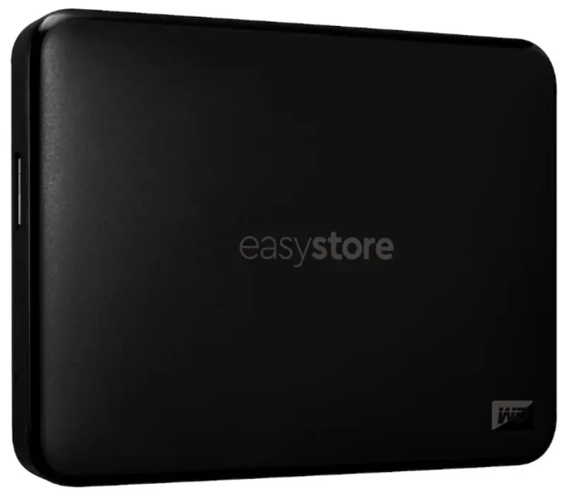 WD - Easystore 2TB External USB 3.2 Gen 1 Portable Hard Drive - Black