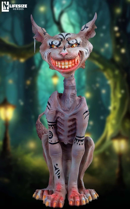 Alice maddness statue