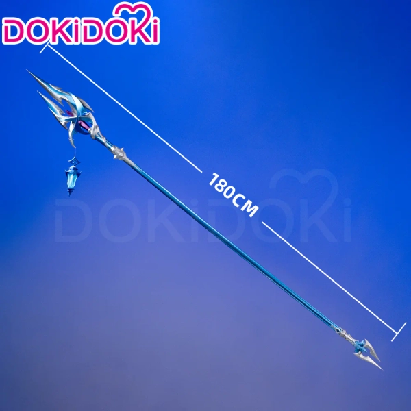 【Glowing】DokiDoki Game Genshin Impact Cosplay Flins Polearms Prop Blood­soak­ed Ruins - One Size-Order Processing Time Refer to Description Page