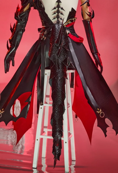 Love and deepspace Sylus Cosplay Accessory Dragon Horn and Tail Prop