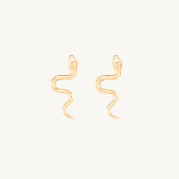 Tiniest Sylvie Snake Stud (single)