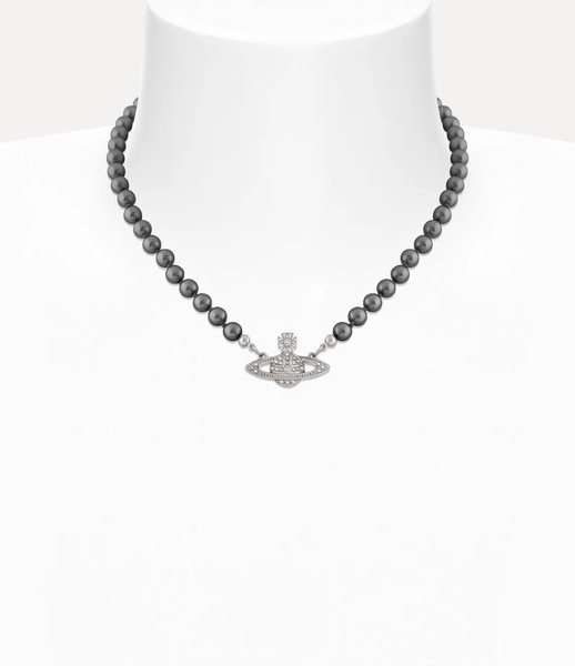 Mini Bas Relief Pearl Choker