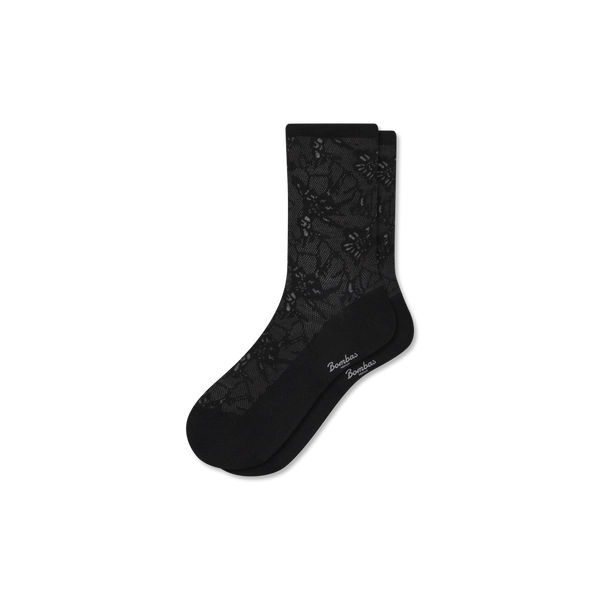 Women’s Floral Lace Half Calf Socks 