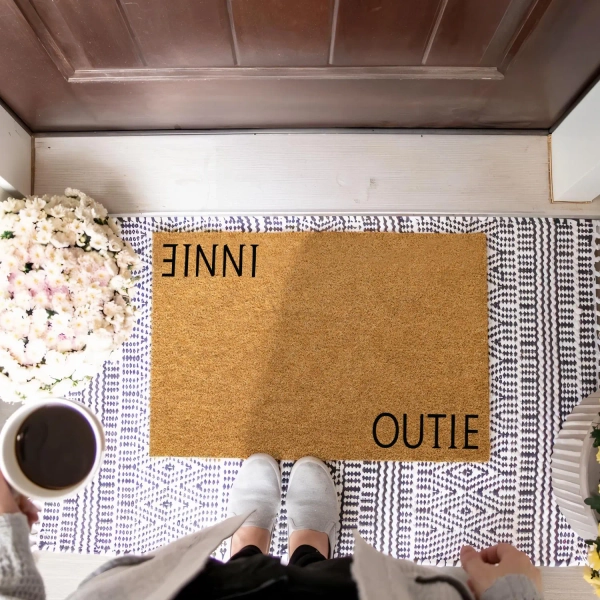 Severance Fan Gift, Severance Doormat, Innie Outie, Lumon Industries, marcrodata refinement, severance gift, funny doormat