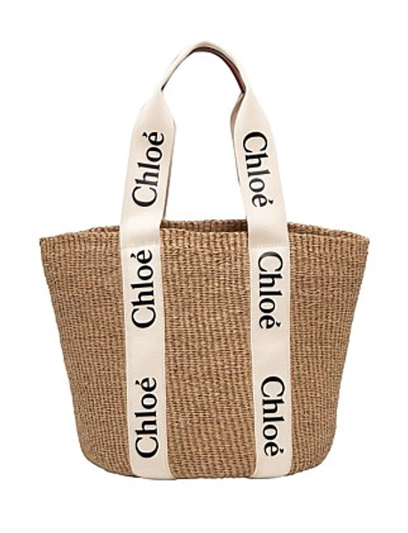 WOODY BASKET BAG - 101 white - no size