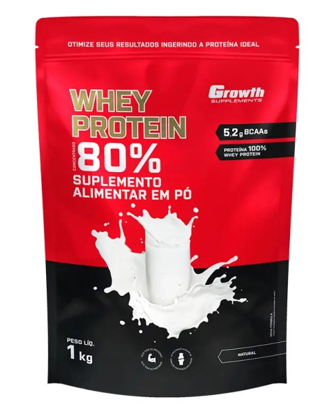 Whey Protein Concentrado (1KG) - Growth Supplements