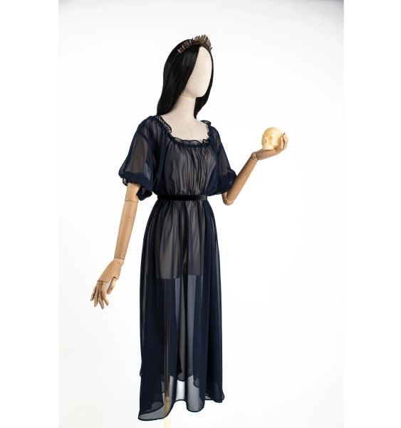 Chiffon Chemise Dress, Victorian Renaissance Pirate Gothic Vampire Larp CottageCore Light Academia *MADE TO ORDER*