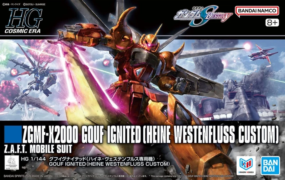 HG 1/144 Gouf Ignited (Heine Westenfluss Custom) | Xepher Arcade Online Store