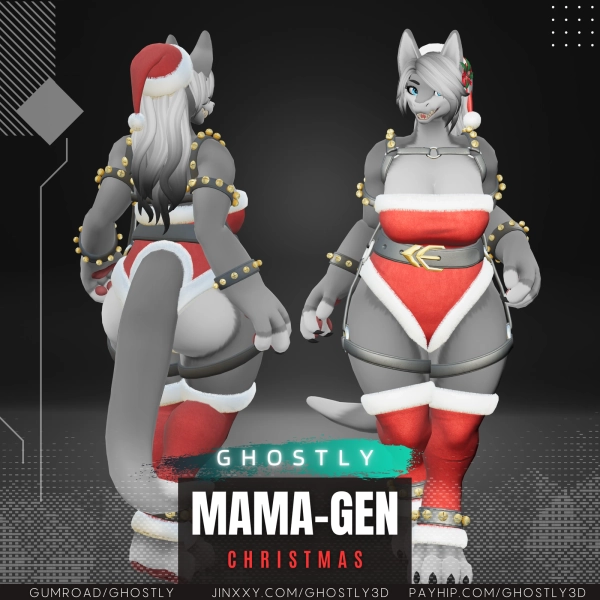 Ghostly Christmas Outfit [MamaGen]🎄 by Ghostly3D on Jinxxy