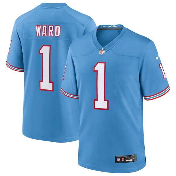 Tennessee Titans Nike Game Jersey - Battle Blue - Cameron Ward