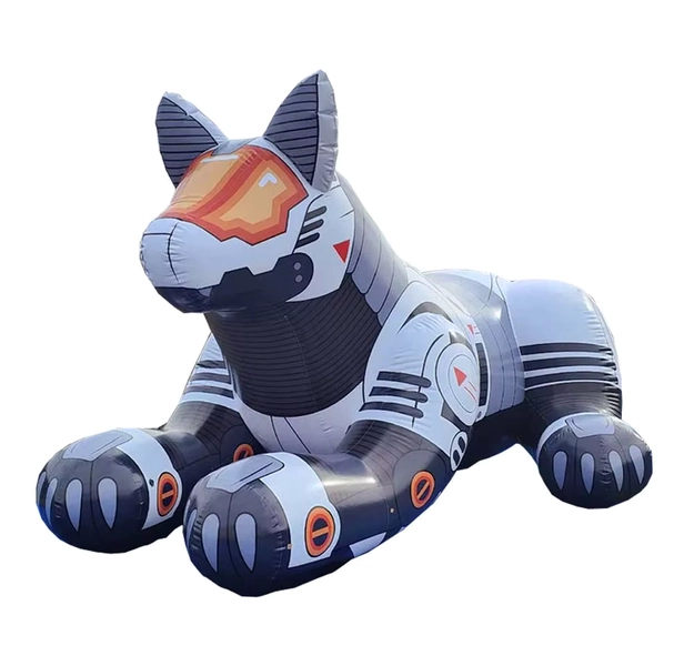 Customize Large PVC Digital Printing Outdoor Inflatable Mecha Wolf