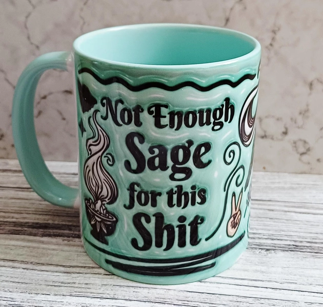 Witch mug 'Not enough Sage for this shit'
