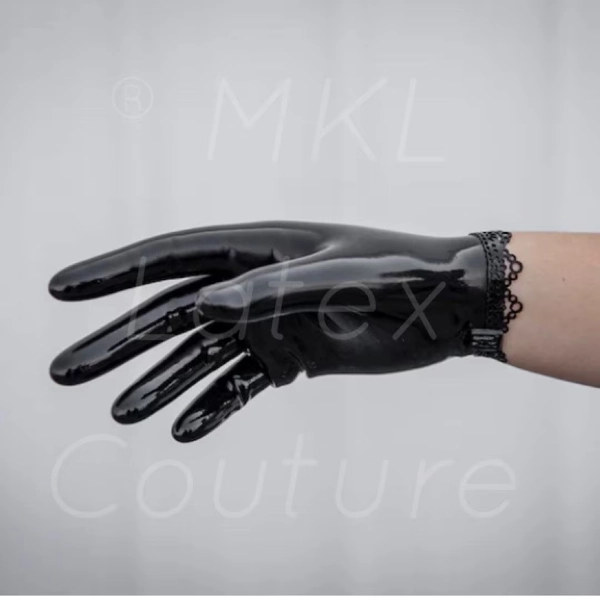 Ann Lace Short Latex Gloves - Etsy Canada
