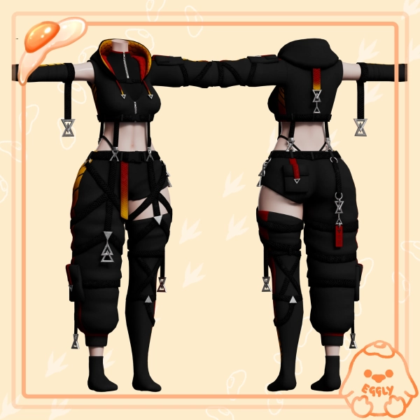 Lexy: Techwear by Eggly69 on Jinxxy