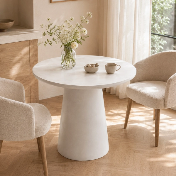 31.5" Round Pedestal Dining Table