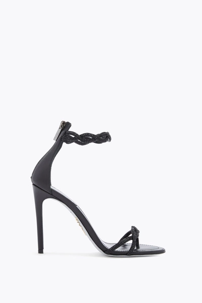 BRAID BLACK SANDAL 105