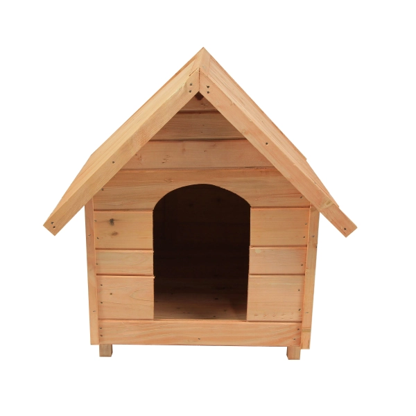 Cusca pentru caini talie medie, Laur, din lemn, maro, 77.5 x 62.5 x 82.5 cm | Dedeman