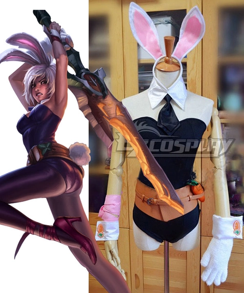 League of Legends LOL Bunny Riven Battle Bunny Cosplay Costume