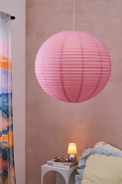 Pink Jumbo Paper Lamp Shade