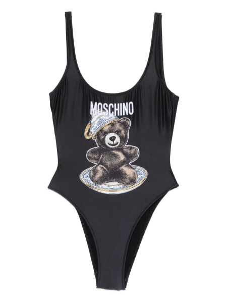 Moschino teddy-print swimsuit | 36