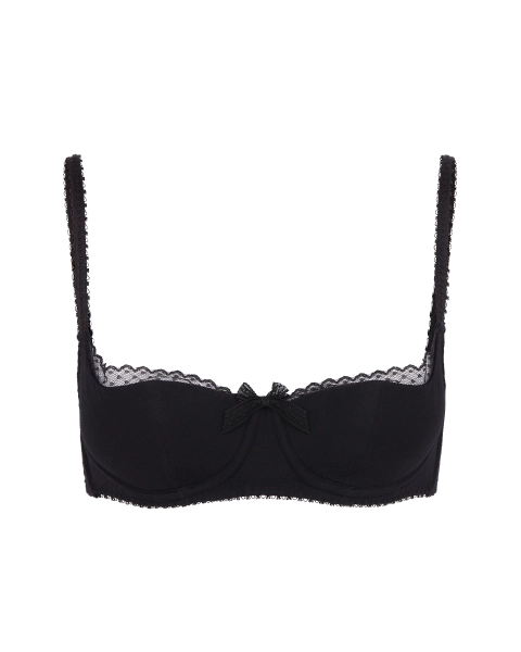 Carri Balcony Non Padded Bra in Black | By Agent Provocateur