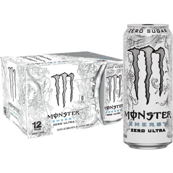 Monster Energy Zero Ultra - 12pk/16 fl oz Cans
