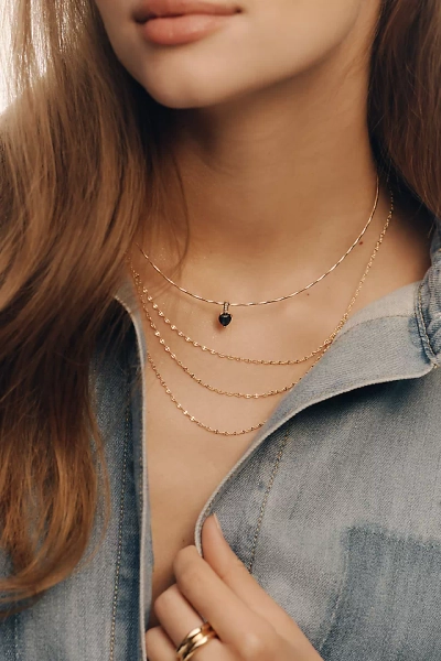 Short Crystal Pendant Necklace