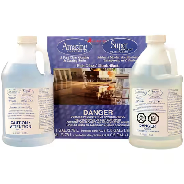 Alumilite Amazing Clear Coating & Casting Resin Kit, 3.78L