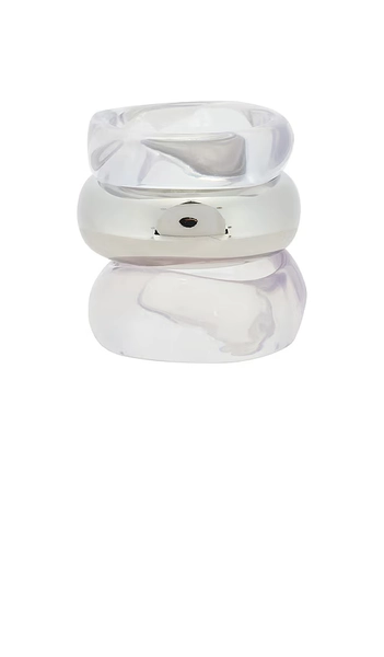 Liquid Resin Bangles Set Of 3