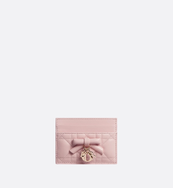 Lady Dior Freesia Card Holder