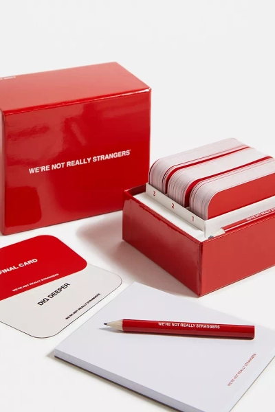 We're Not Really Strangers Card Game