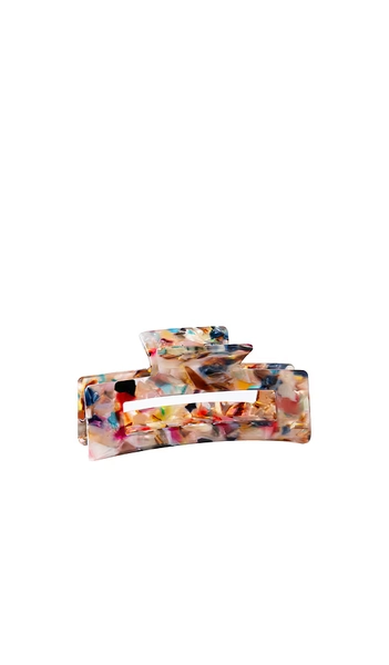 Everist The Confetti Claw Clip Large in Beauty: NA.