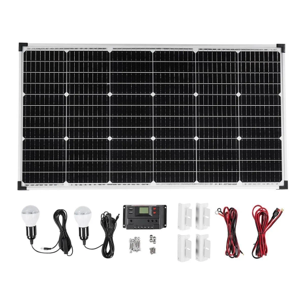 100 Watt Monocrystalline Solar Panel Kit