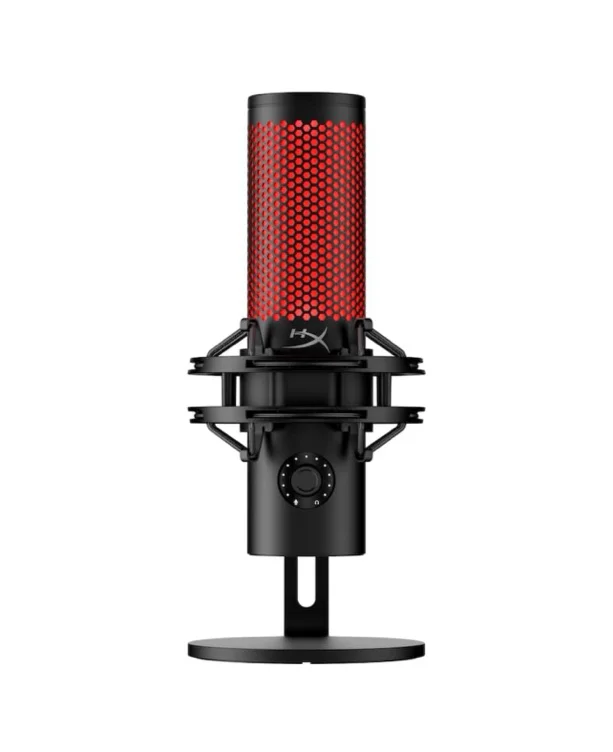 HyperX - QuadCast 2 Wired Multi-Pattern USB Electret Condenser Microphone - Black