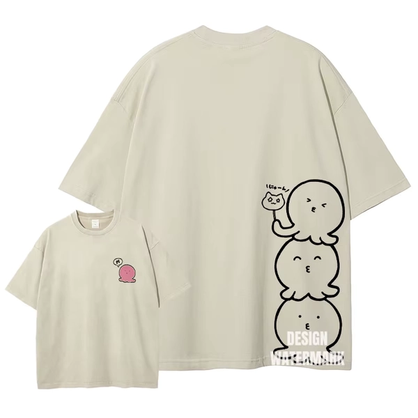 Bandai Anime Shizuka T-shirts Vintage lavé Takopii No Genzai 