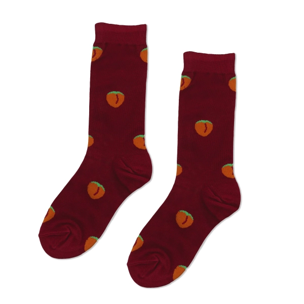 PEACH BUM socks | peach socks | unique socks | funny socks | groomsmen socks | cute socks | mens socks | womens socks | Georgia peach