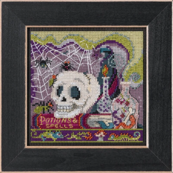 Potions and Spells - Beaded Halloween Cross Stitch Kit