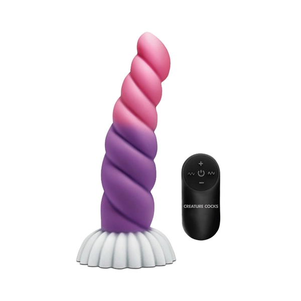 Creature Cocks Cloud Rider Unicorn Vibrating Silicone Dildo