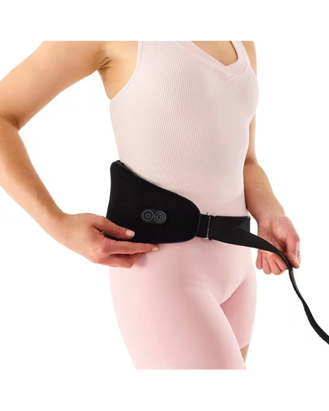 Heated Waist and Back Belt - Black - Black - One Size