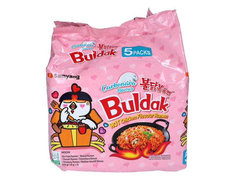 Samyang Buldak Hot Chicken Carbo Flavour 5-pack