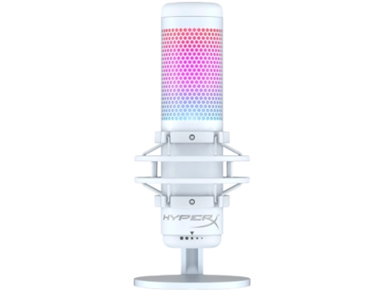 Microfone HyperX QuadCast S USB Branco