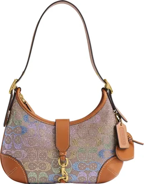 Hamptons Signature Crystal Jacquard Hobo Bag