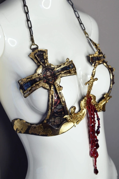 Stained glass bra - made to size