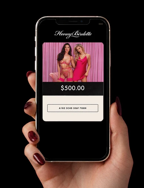 Honey birdette gift card